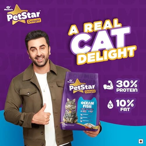 Mankind PetStar Adult Cat Food – Ocean Fish Flavour (1 KG) | Complete Nutrition with Taurine & Omega for Urinary, Digestive & Heart Health 3