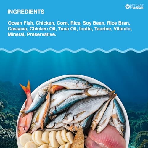 TOPTAIL Ocean Fish Food for Adult Cat (Above 12 Month) 450g | Cat Food is Specially Crafted Chicken & Tuna Oil Support Lean Muscles, a Shiny Coat & Joint Health | Pack of 1 6
